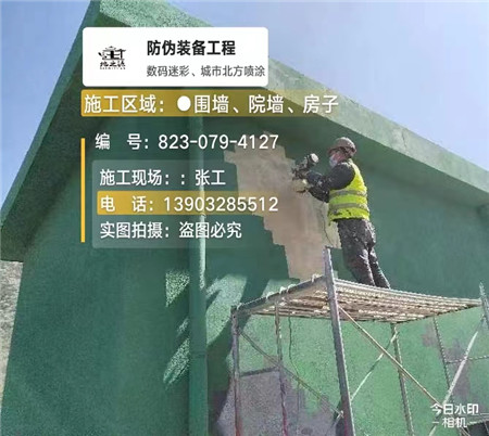 黄石设备迷彩喷涂,迷彩漆施工